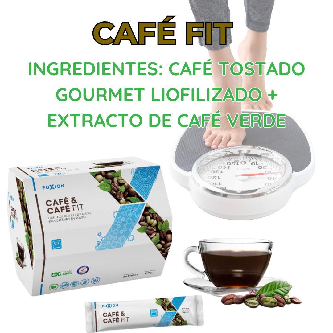 CAFÉ&CAFÉ FIT DE FUXION- Control de Apetito y Peso