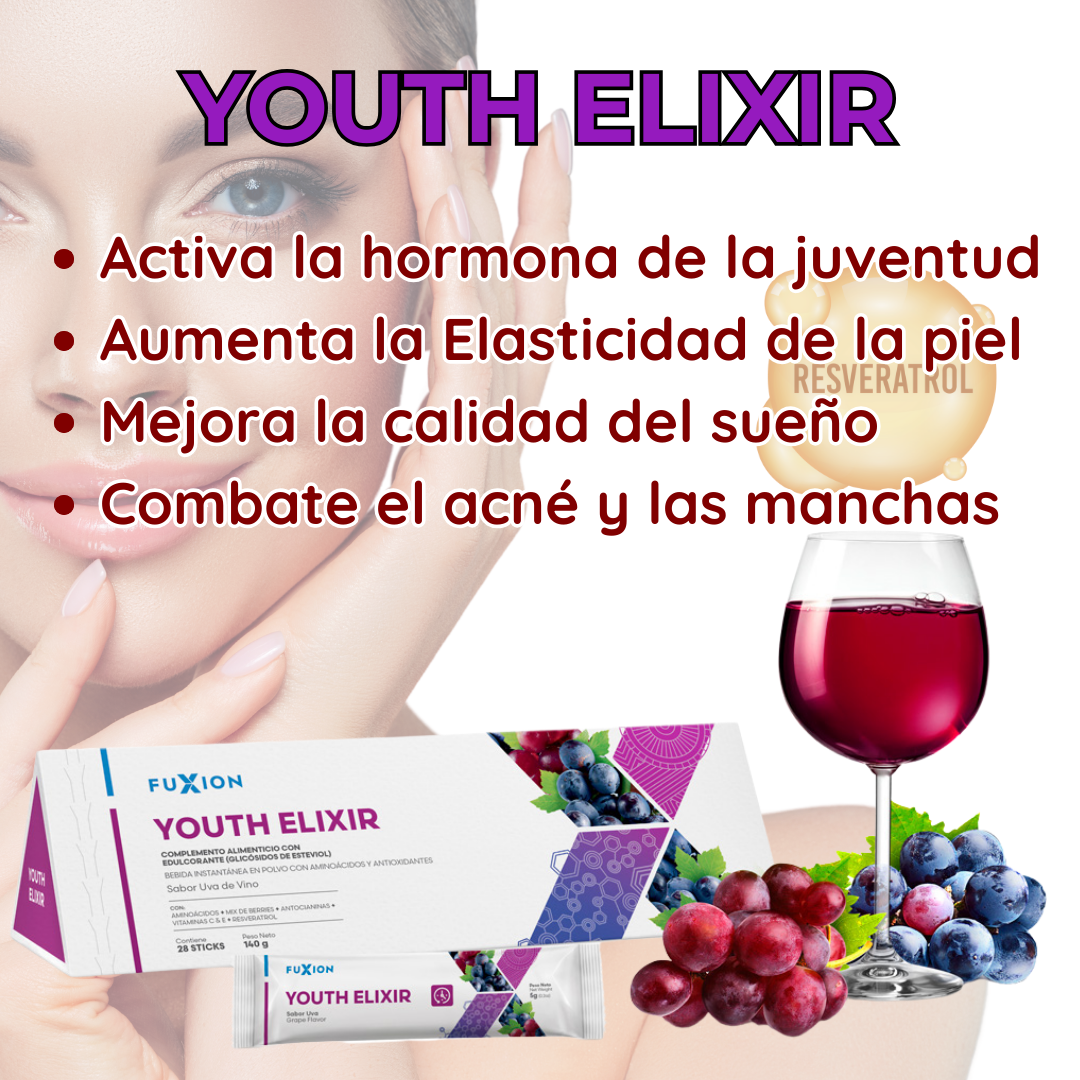 YOUTH ELIXIR DE FUXION- Activa la Hormona de la Juventud