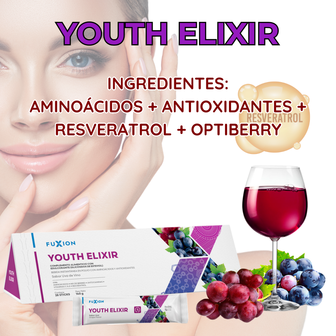 YOUTH ELIXIR DE FUXION- Activa la Hormona de la Juventud