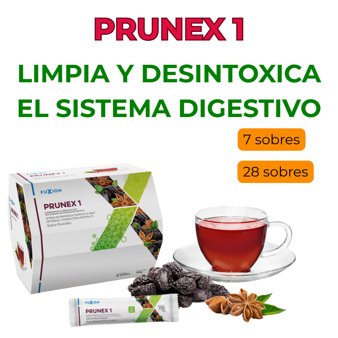 PRUNEX 1 DE FUXION-Limpia y Desintoxica el Sistema digestivo
