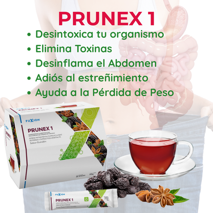 PRUNEX 1 DE FUXION-Limpia y Desintoxica el Sistema digestivo