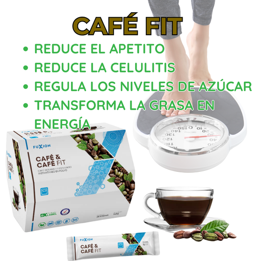 CAFÉ&CAFÉ FIT DE FUXION- Control de Apetito y Peso