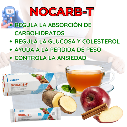 NOCARB-T DE FUXION- Equilibra glucosa y Control de Peso