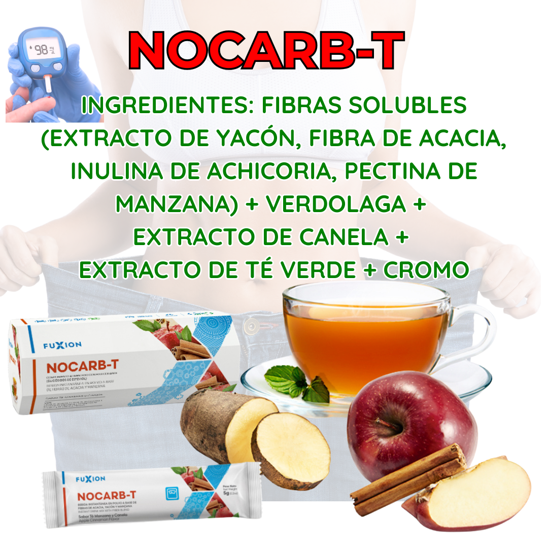 NOCARB-T DE FUXION- Equilibra glucosa y Control de Peso