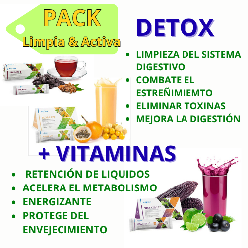 DETOX + VITAMINAS