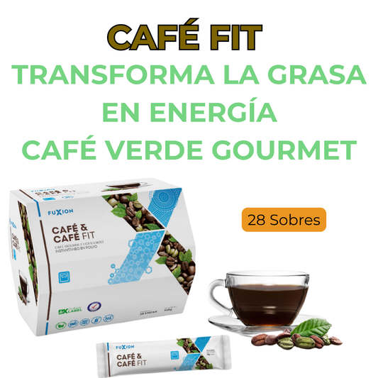 CAFÉ&CAFÉ FIT DE FUXION- Control de Apetito y Peso