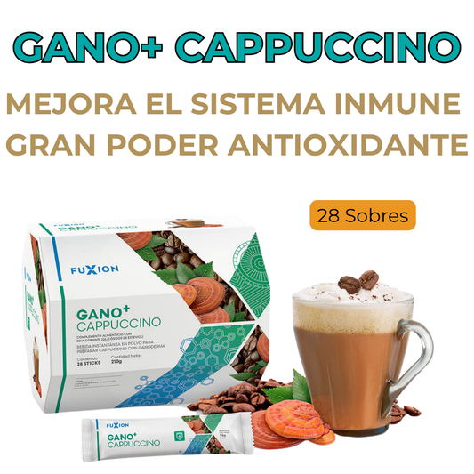 GANO + CAPPUCCINO DE FUXION- Ganoderma Lucidium