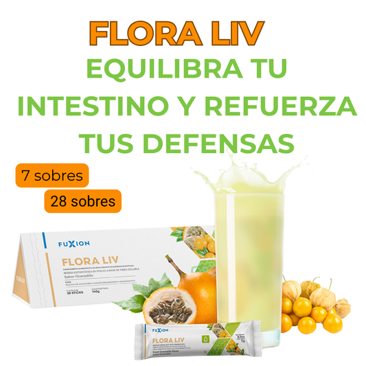 FLORA LIV DE FUXION- Probióticos para Gastritis y Helicobacter Pylori