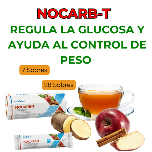 NOCARB-T DE FUXION- Equilibra glucosa y Control de Peso